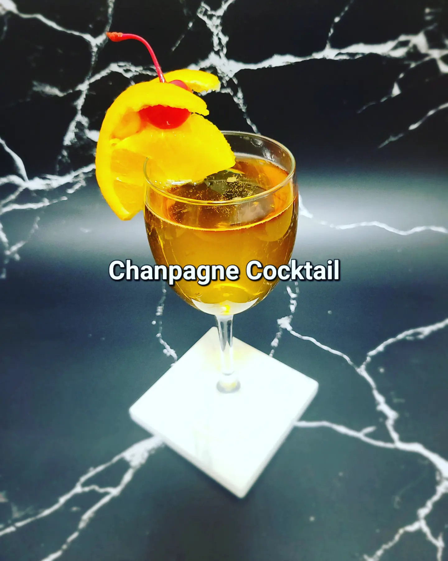 Champagne Cocktail tama🔸liquor